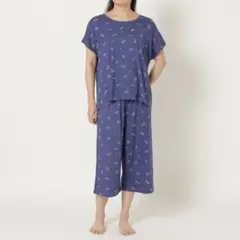 【新品】ふくふくにゃんこHAPiNS 猫柄 ルームセット M-L ルームウェア