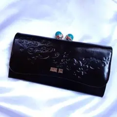 アナスイ ANNA SUI がま口 ガマ口 長財布 新品 バルーン ブラック