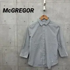McGREGOR マックレガー ＴＣサッカーチュニック ストライプ 七分袖 灰
