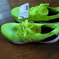 adidas ULTRABOOST 21 ネオンイエロー 280 J