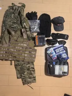 ミリタリー装備一式 迷彩　値下げ可