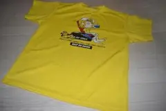 YONEX イエロー Tシャツ キャラクター付き M
