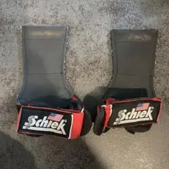 schiek パワーグリップ Mサイズ 赤黒