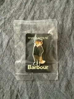 MAISON KITSUNE × Barbour メゾンキツネ　ピンバッチ