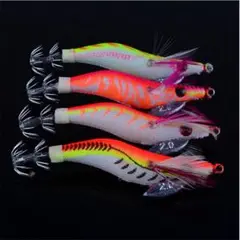 【当日出荷】エギ2.0号 4色セット プラケース入り