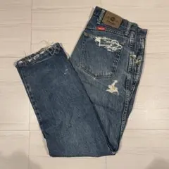 【Wrangler】デニムダメージパンツ