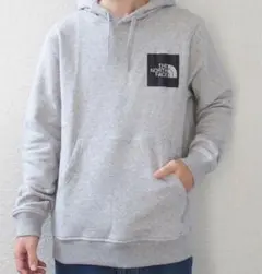 THE NORTH FACE グレー フード付きトレーナー
