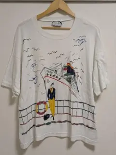 古着　プリントTシャツ