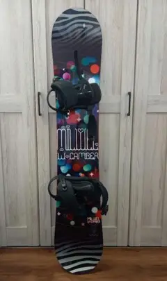 IGNIOイグニオ MILWEL145 ダブルキャンバー ビンディング付き