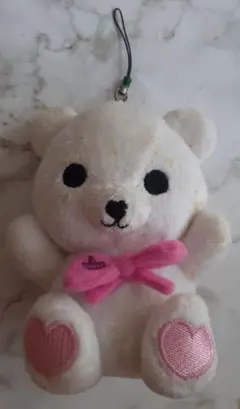 Cecil Link セシルリンク ぬいぐるみマスコット ベア ホワイト