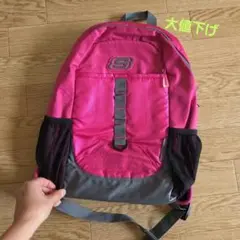 7/31までの大値下げ★SKECHERSピンク ナイロン リュック ポケット付き