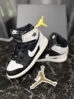 JORDAN 1 RETRO HIGH BLACK/WHITE 16㎝ 115