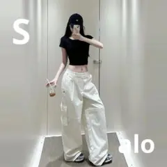 ALO YOGA マルチポケット ルーズテーパード カジュアルパンツ S
