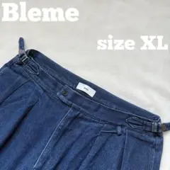 Bleme ブレム ヘビーツイル ワイドストレート グルカチノパンツ