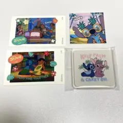 スティッチ　ステッカー　アクリルマグネット　セット