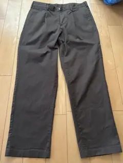 Urban research ダークブラウン チノパン バックポケット付き