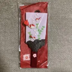 羽子板　金魚　ちりめん　ぷくぷく　和小物　和飾り　日本製　ハンドメイド　手作り