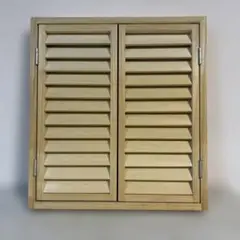 木製ルーバー窓オブジェ