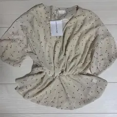 新品未使用Grace & Chili ハート柄半袖ブラウスMサイズ