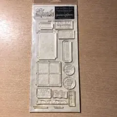 クリアスタンプセット ポストカード風