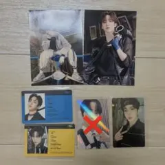 ATEEZ　ユノ　トレカ　ブロマイド　5枚セット