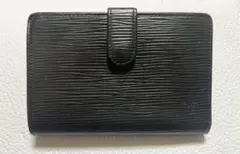 ルイヴィトン がま口財布 エピ ブラック