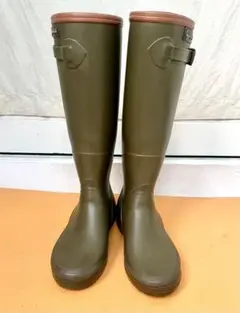 AIGLE エーグル レインブーツ 長靴 カーキ シャンタベル 35