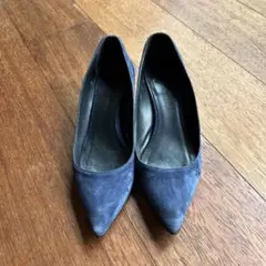 ファビオルスコーニ パンプス　ネイビー