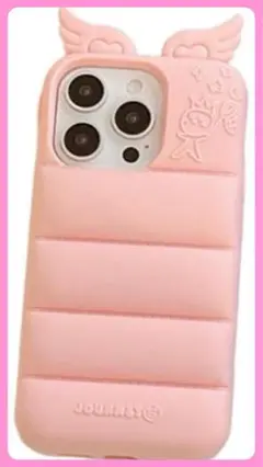 天使の羽 iPhone14 ケース 軽量 耐衝撃 アイフォン14 ピンク