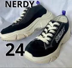 ♦︎美品♦︎ NERDY ノルディ 厚底スニーカー 24