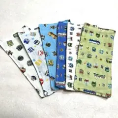 4重ガーゼミニハーフハンカチ6枚セット (Ｉ)