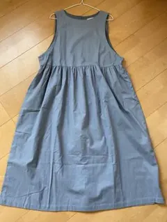 【新品未使用】POU DOU DOUロングワンピース　グレー　ノースリーブ　M