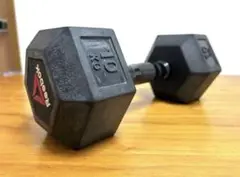 Reebok 10kg 六角形 ダンベル