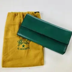 IL BISONTE イルビゾンテ 緑 長財布