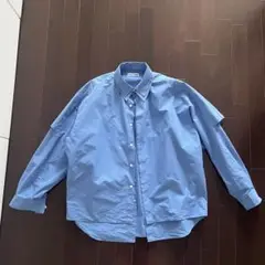 SOFTHYPHEN ダブルフロントオーバーサイズシャツ