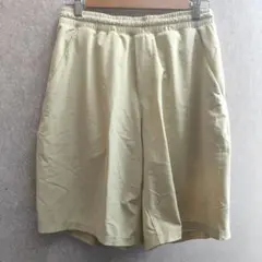 ルルレモン インナー付き ハーフパンツ メンズ ランニングショーツ 黄緑色