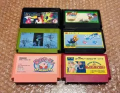 【FCソフト6本セット・任天堂・ファミコン】ghoa