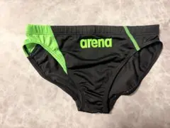 arena 水着 黒/緑 FINA認証