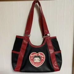 Betty Boop ショルダーバッグ 黒/赤