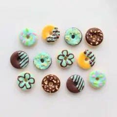 チョコミントB ミニチュアドーナツセット