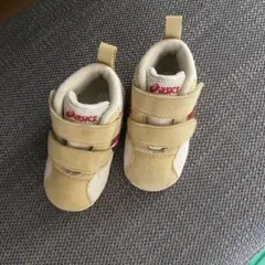 asics ベビーシューズ ベージュ/ホワイト