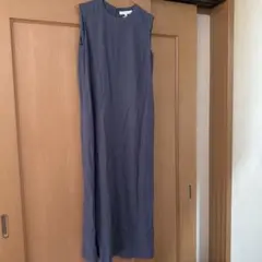 URBAN RESEARCH ノースリーブロングワンピース 36 ブルーグレー