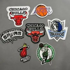 NBA　7枚セット　チーム　刺繍　パッチセット　アメリカン
