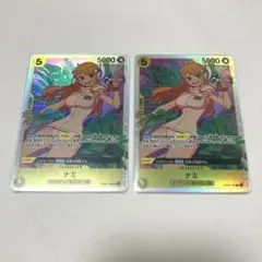 ナミ sr 2枚 OP08-106 二つの伝説 エッグヘッド デッキパーツ