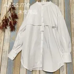 未使用　【Anss.me 】シャツブラウス　オーバーサイズ　森ガール　ガーリー
