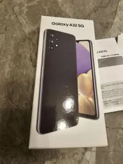 Galaxy A32 5G SCG08黒 箱&説明書&ケース付 SAMSUNG