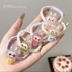 ラブブ　ヘアゴム5個セット