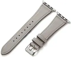 Apple Watch バンド 38/40/41mm 本革 グレー