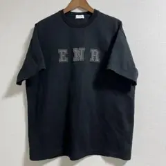 EN ROUTE アンルート ロゴ刺繍クルーネックＴシャツ