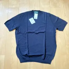 新品未使用Alan Paine クルーネック半袖ニットUK 44